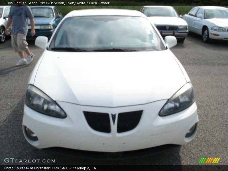 Ivory White / Dark Pewter 2005 Pontiac Grand Prix GTP Sedan