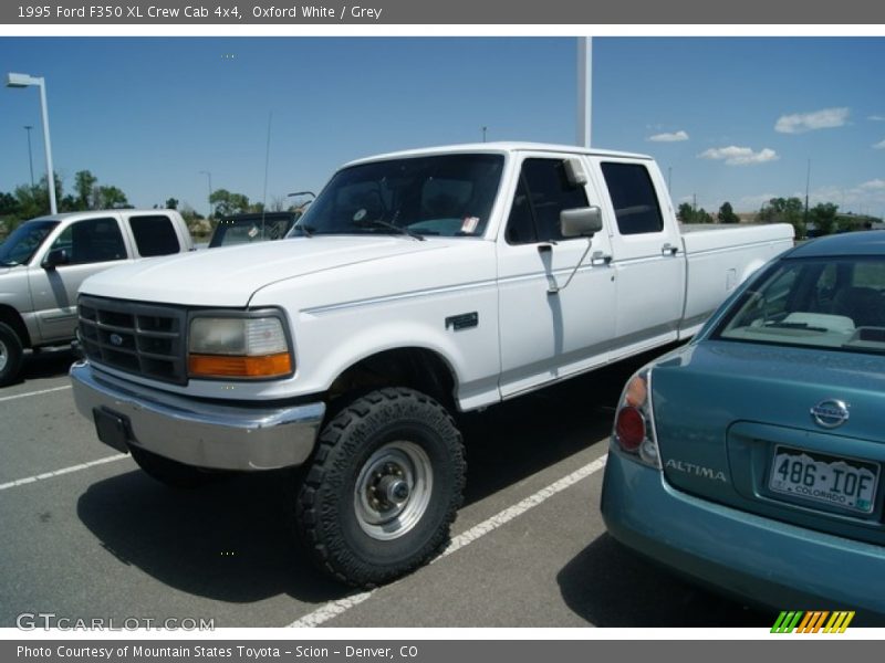  1995 F350 XL Crew Cab 4x4 Oxford White