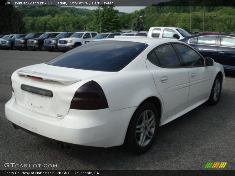 Ivory White / Dark Pewter 2005 Pontiac Grand Prix GTP Sedan