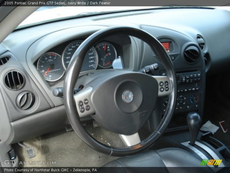 Ivory White / Dark Pewter 2005 Pontiac Grand Prix GTP Sedan
