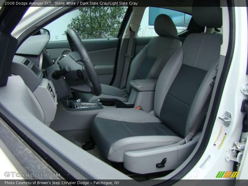 Stone White / Dark Slate Gray/Light Slate Gray 2008 Dodge Avenger SXT