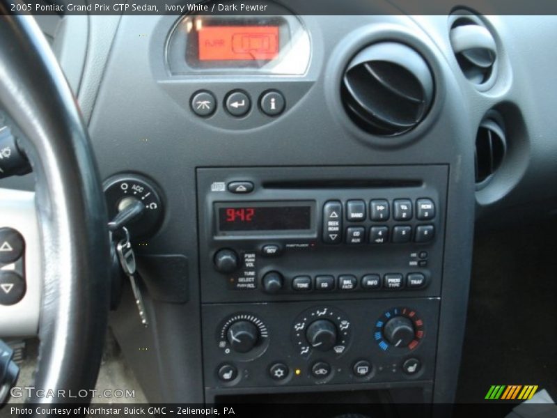 Ivory White / Dark Pewter 2005 Pontiac Grand Prix GTP Sedan