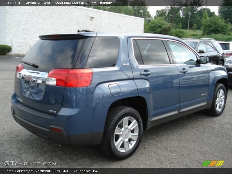 Steel Blue Metallic / Light Titanium 2012 GMC Terrain SLE AWD
