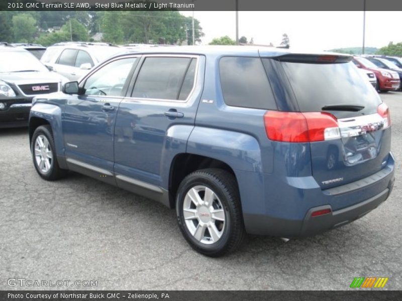 Steel Blue Metallic / Light Titanium 2012 GMC Terrain SLE AWD