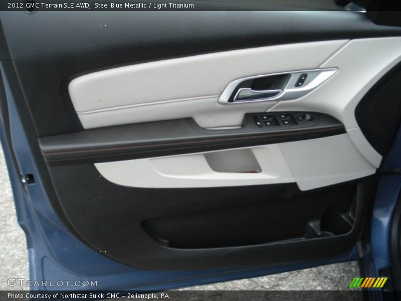 Steel Blue Metallic / Light Titanium 2012 GMC Terrain SLE AWD