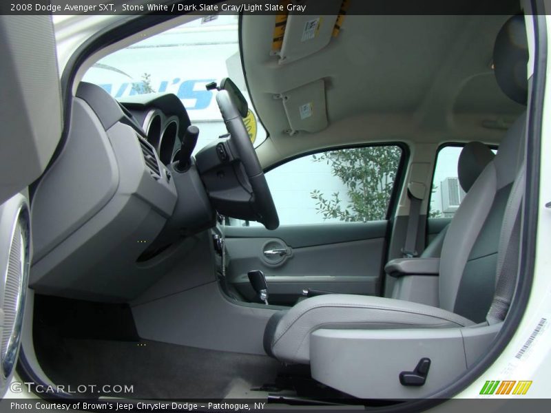 Stone White / Dark Slate Gray/Light Slate Gray 2008 Dodge Avenger SXT