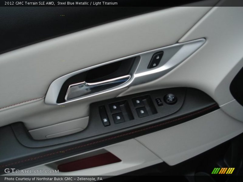 Steel Blue Metallic / Light Titanium 2012 GMC Terrain SLE AWD