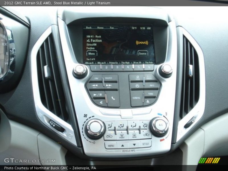 Steel Blue Metallic / Light Titanium 2012 GMC Terrain SLE AWD