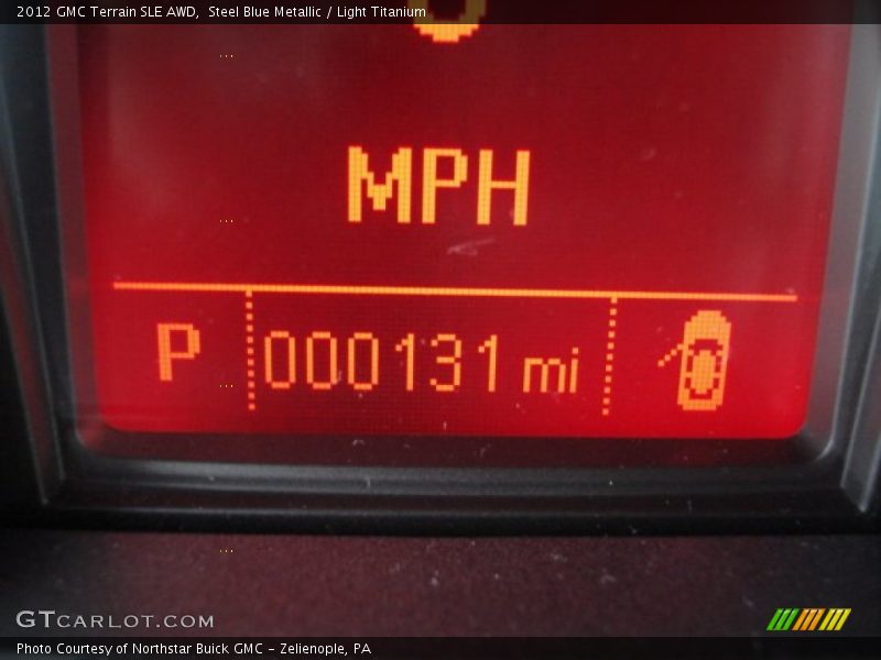 Steel Blue Metallic / Light Titanium 2012 GMC Terrain SLE AWD