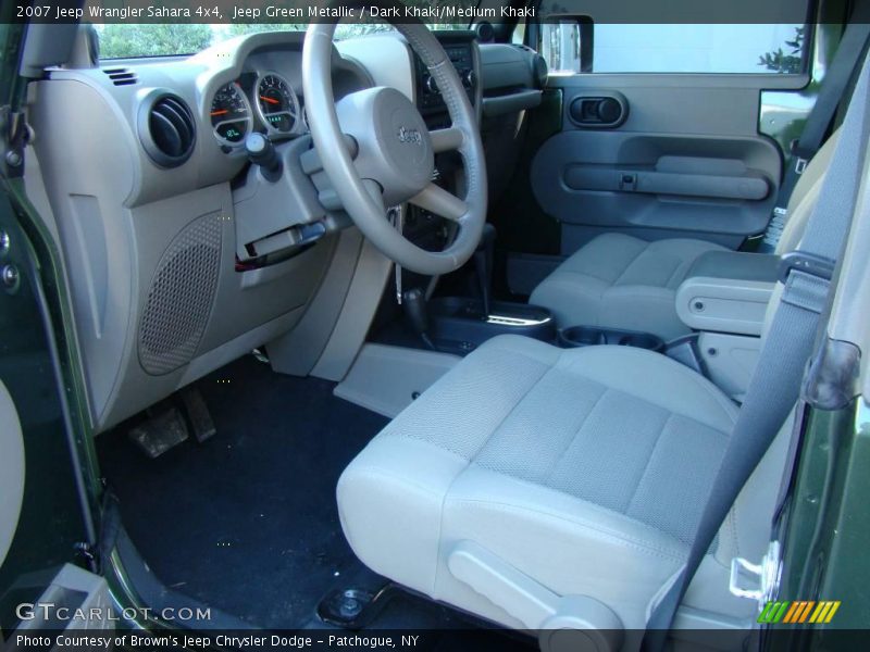 Jeep Green Metallic / Dark Khaki/Medium Khaki 2007 Jeep Wrangler Sahara 4x4