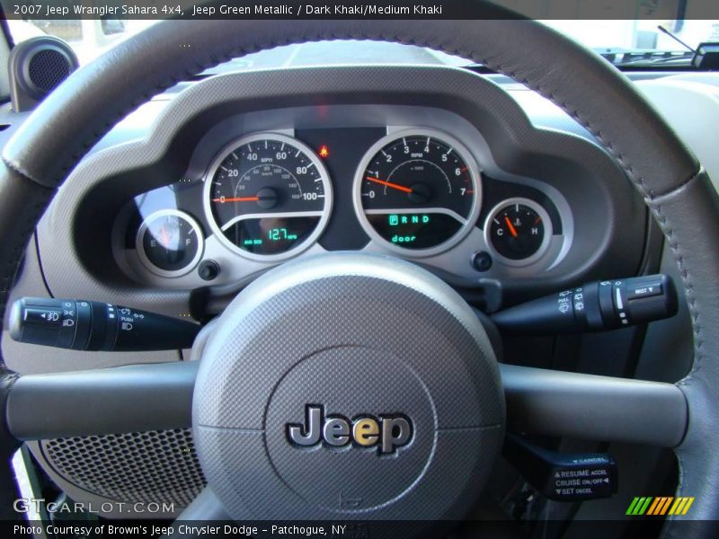 Jeep Green Metallic / Dark Khaki/Medium Khaki 2007 Jeep Wrangler Sahara 4x4