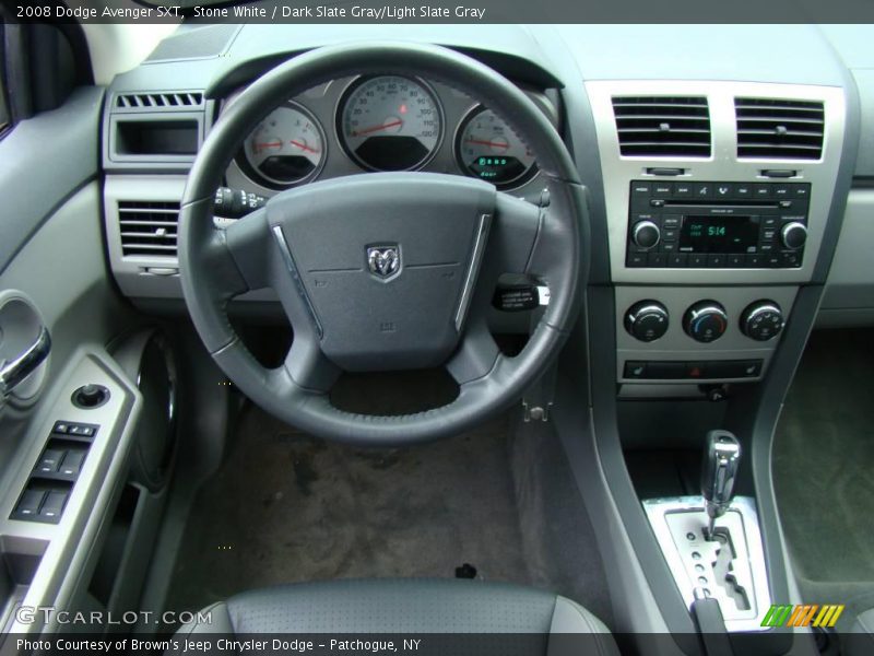 Stone White / Dark Slate Gray/Light Slate Gray 2008 Dodge Avenger SXT