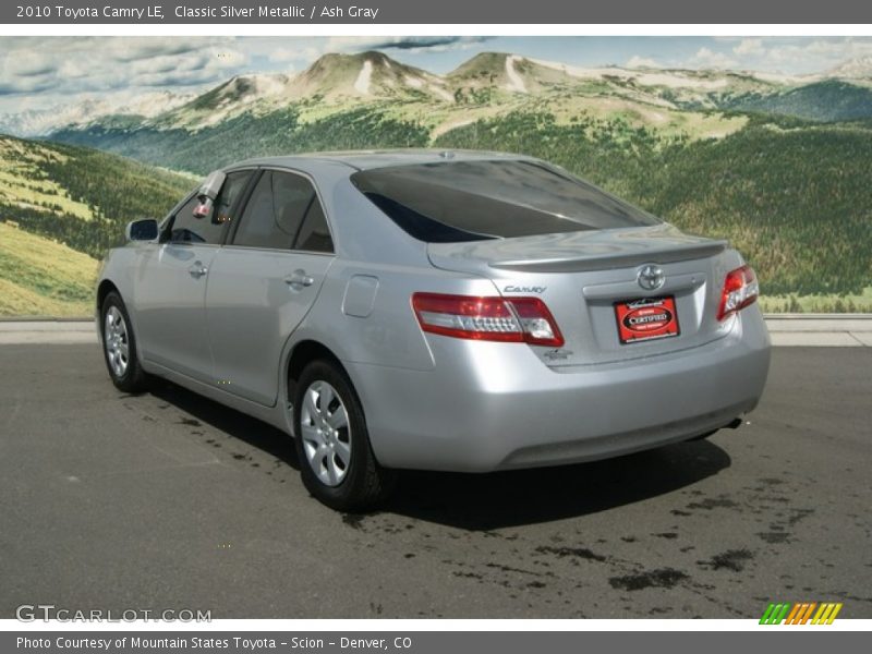 Classic Silver Metallic / Ash Gray 2010 Toyota Camry LE