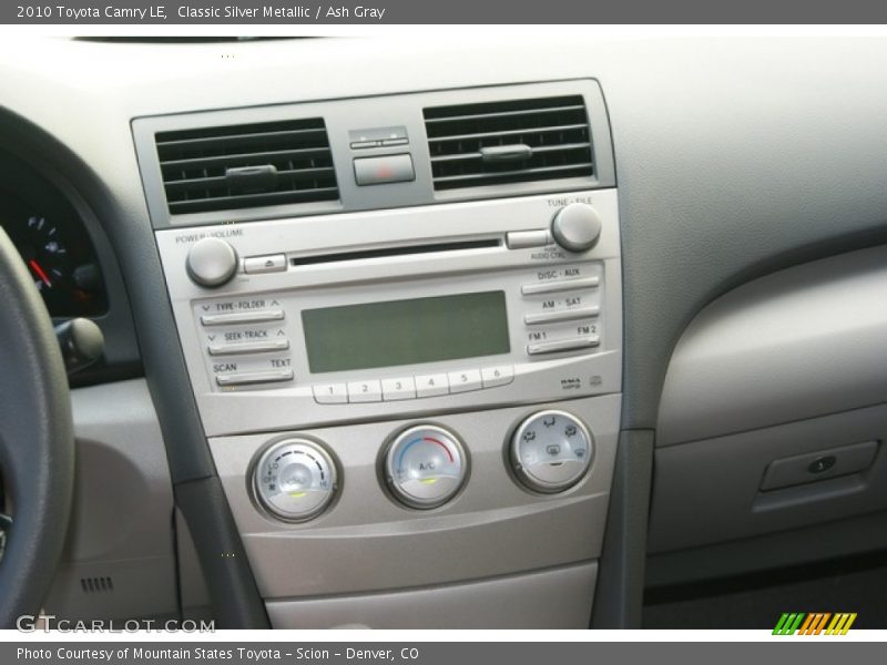 Classic Silver Metallic / Ash Gray 2010 Toyota Camry LE