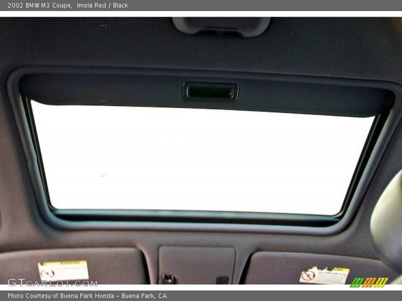 Imola Red / Black 2002 BMW M3 Coupe