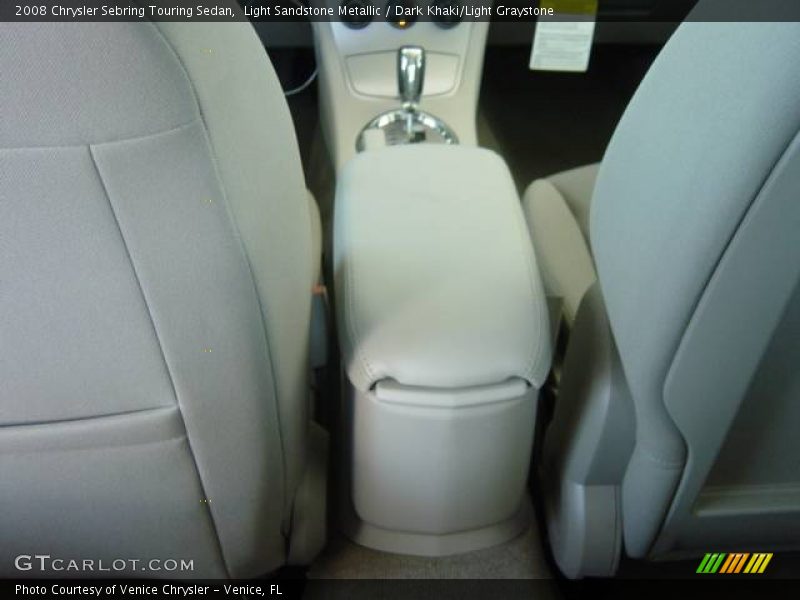 Light Sandstone Metallic / Dark Khaki/Light Graystone 2008 Chrysler Sebring Touring Sedan