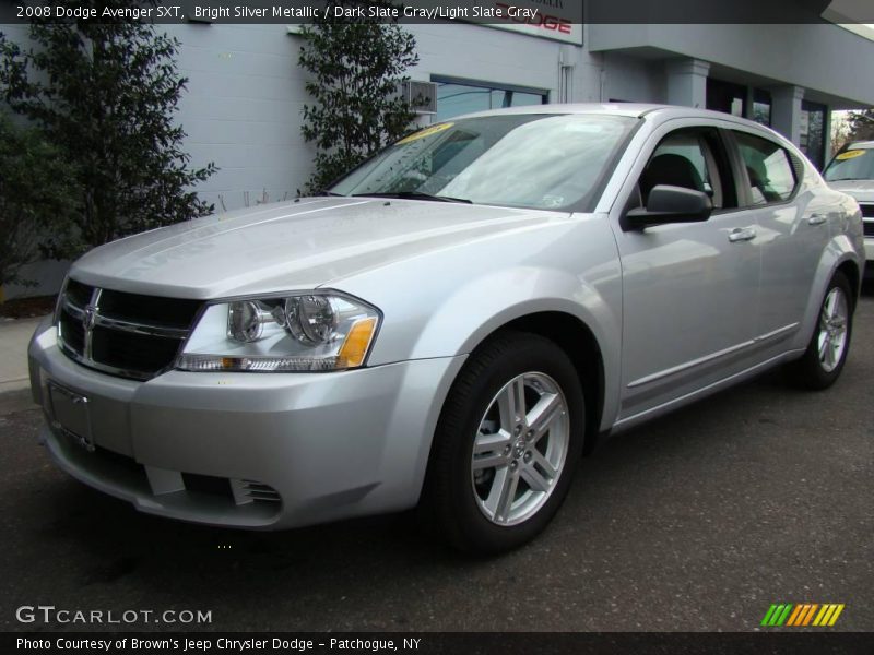 Bright Silver Metallic / Dark Slate Gray/Light Slate Gray 2008 Dodge Avenger SXT