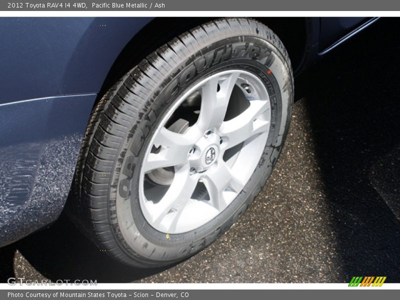 Pacific Blue Metallic / Ash 2012 Toyota RAV4 I4 4WD