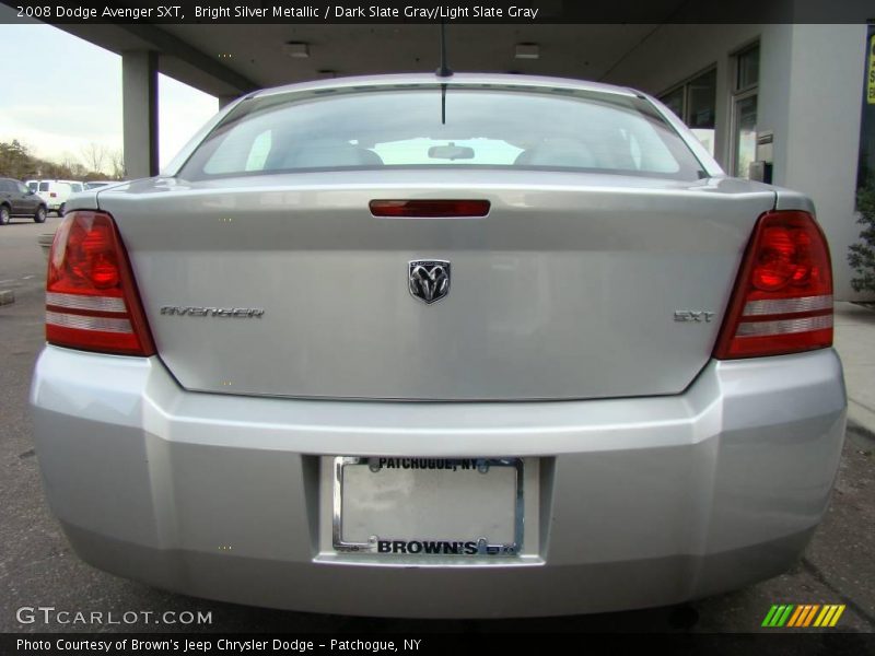 Bright Silver Metallic / Dark Slate Gray/Light Slate Gray 2008 Dodge Avenger SXT