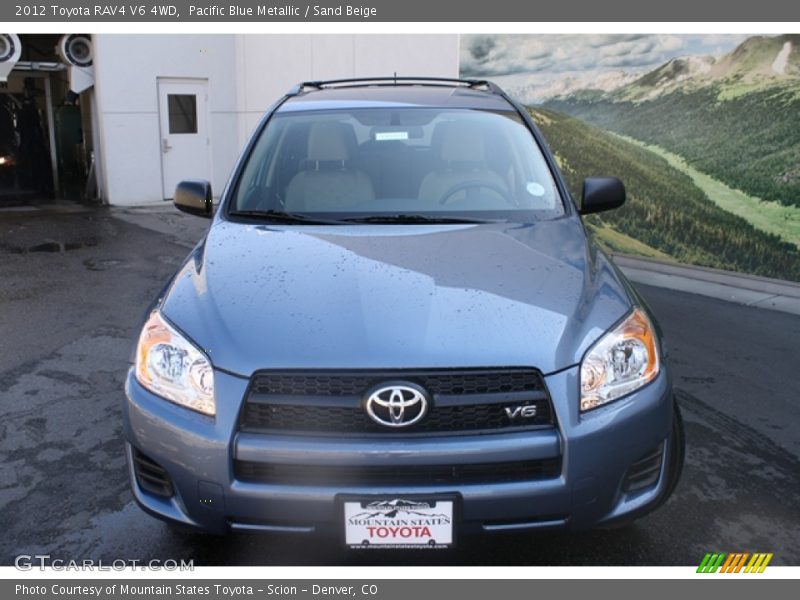 Pacific Blue Metallic / Sand Beige 2012 Toyota RAV4 V6 4WD