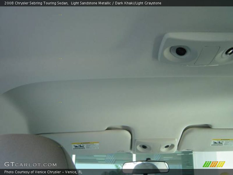 Light Sandstone Metallic / Dark Khaki/Light Graystone 2008 Chrysler Sebring Touring Sedan