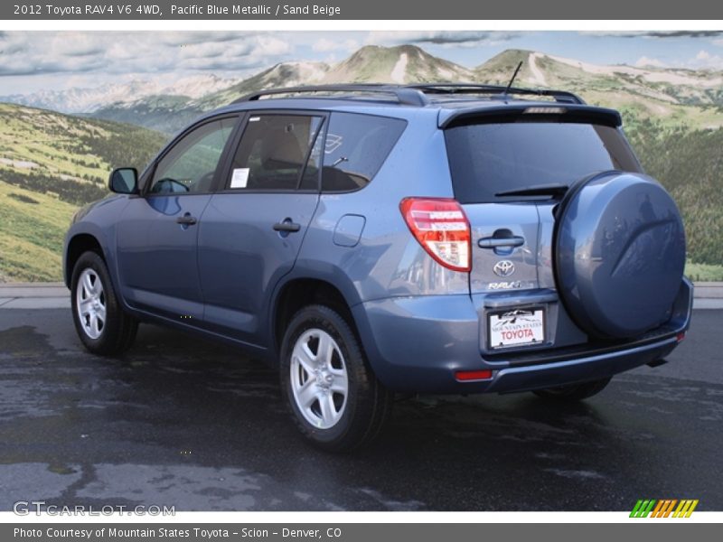 Pacific Blue Metallic / Sand Beige 2012 Toyota RAV4 V6 4WD