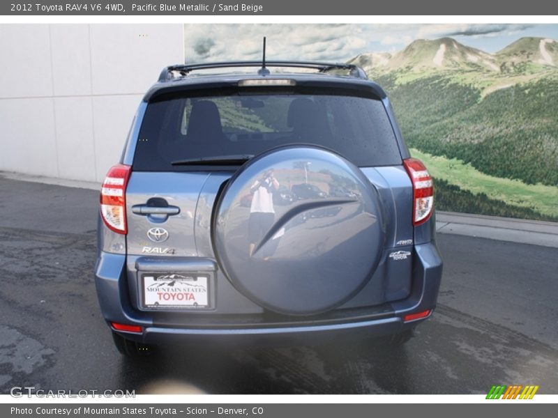 Pacific Blue Metallic / Sand Beige 2012 Toyota RAV4 V6 4WD