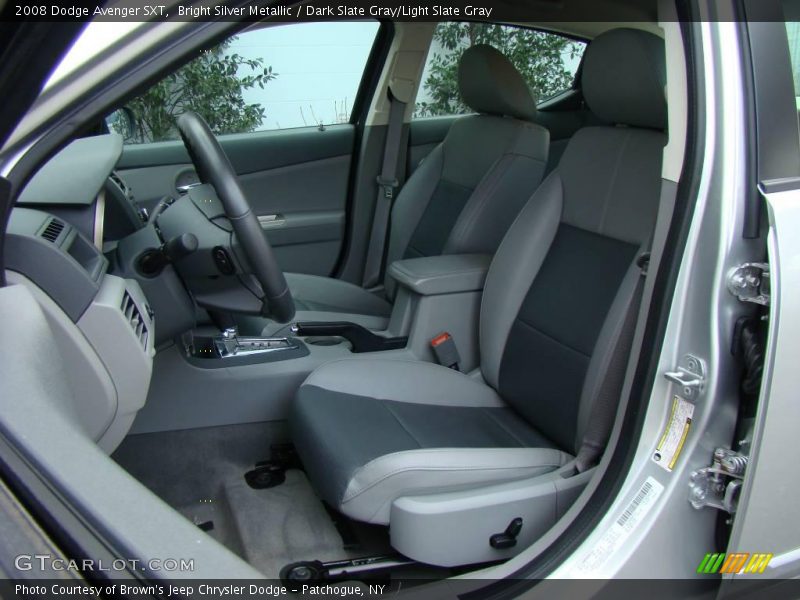 Bright Silver Metallic / Dark Slate Gray/Light Slate Gray 2008 Dodge Avenger SXT