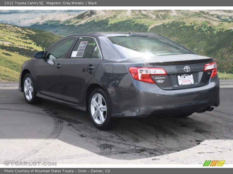 Magnetic Gray Metallic / Black 2012 Toyota Camry SE