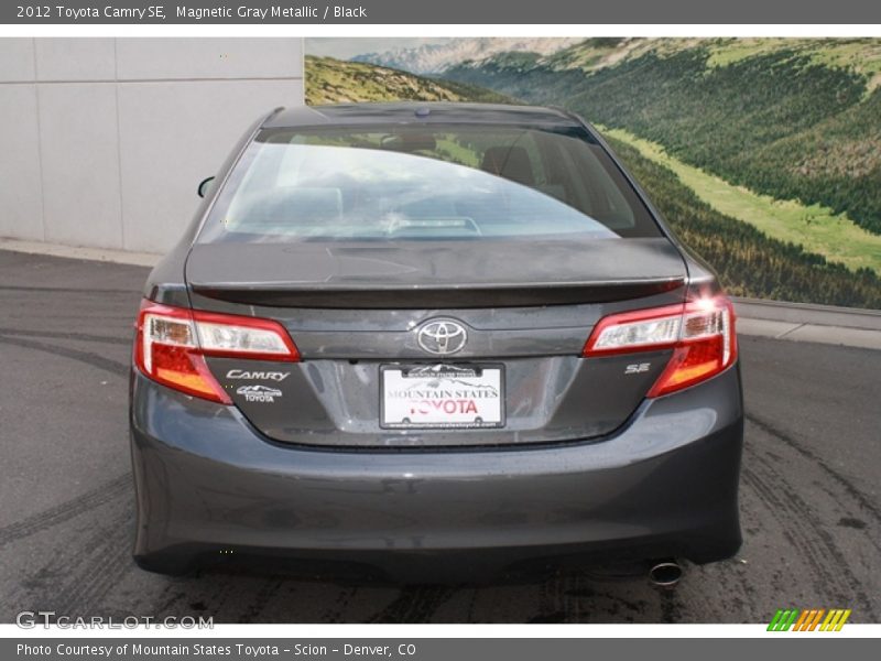 Magnetic Gray Metallic / Black 2012 Toyota Camry SE