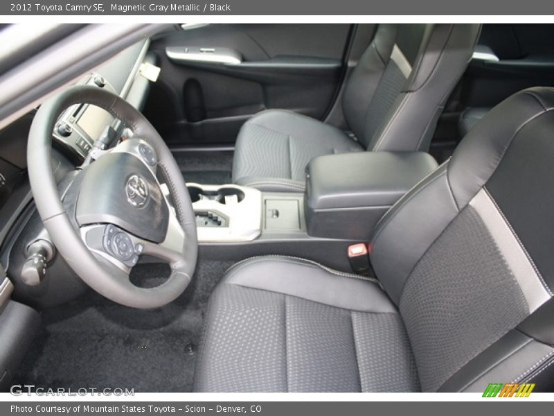 Magnetic Gray Metallic / Black 2012 Toyota Camry SE