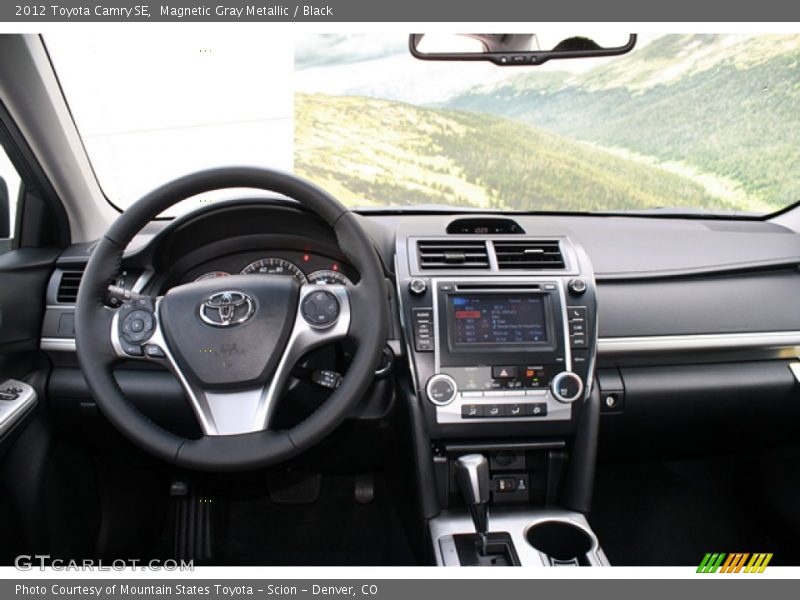 Magnetic Gray Metallic / Black 2012 Toyota Camry SE