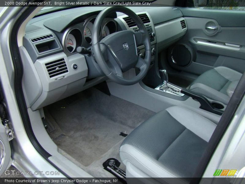 Bright Silver Metallic / Dark Slate Gray/Light Slate Gray 2008 Dodge Avenger SXT