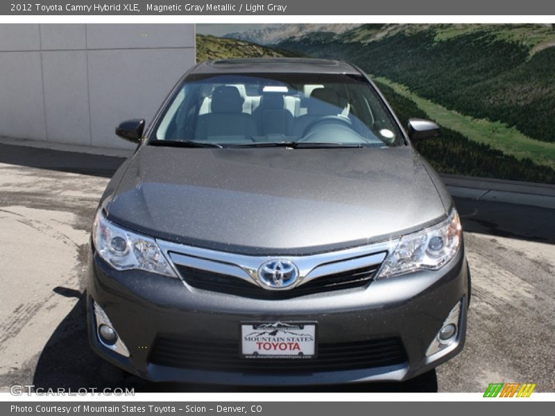 Magnetic Gray Metallic / Light Gray 2012 Toyota Camry Hybrid XLE