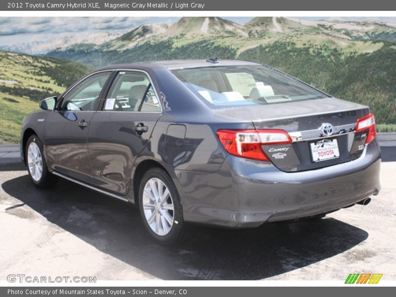 Magnetic Gray Metallic / Light Gray 2012 Toyota Camry Hybrid XLE
