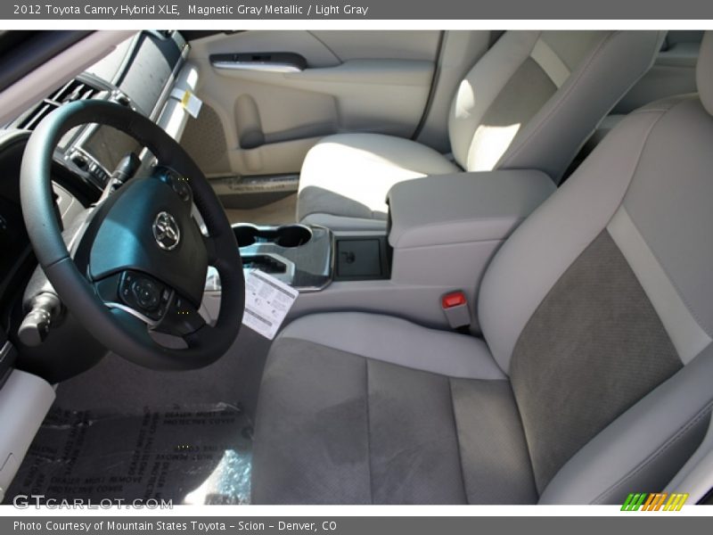 Magnetic Gray Metallic / Light Gray 2012 Toyota Camry Hybrid XLE