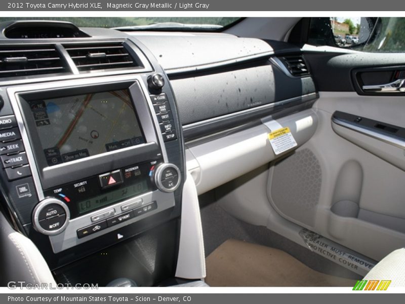 Magnetic Gray Metallic / Light Gray 2012 Toyota Camry Hybrid XLE