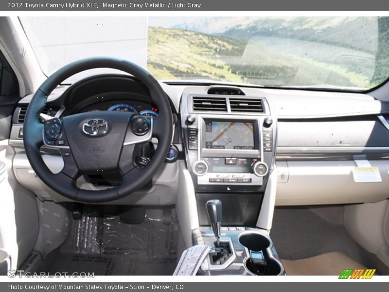 Magnetic Gray Metallic / Light Gray 2012 Toyota Camry Hybrid XLE