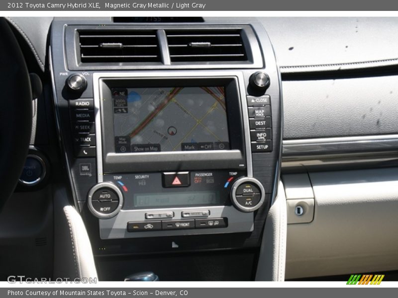 Magnetic Gray Metallic / Light Gray 2012 Toyota Camry Hybrid XLE