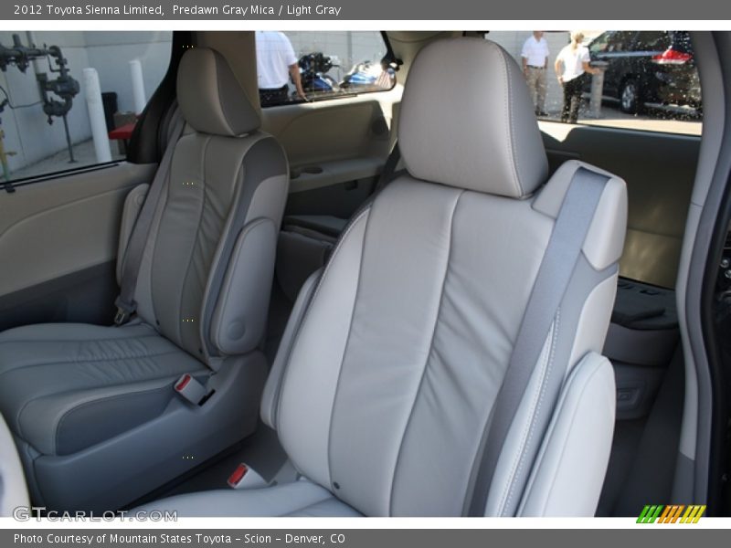 Predawn Gray Mica / Light Gray 2012 Toyota Sienna Limited