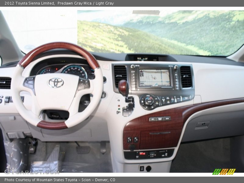 Predawn Gray Mica / Light Gray 2012 Toyota Sienna Limited