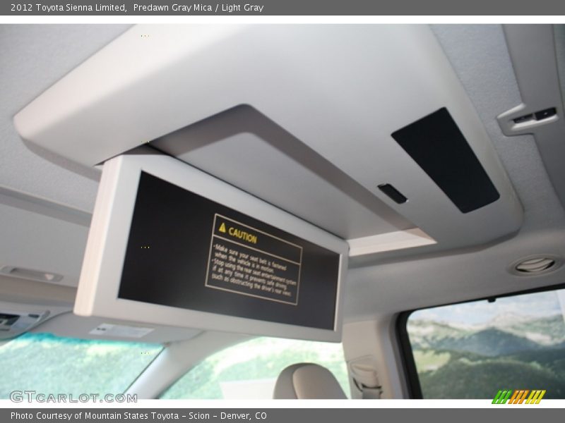 Predawn Gray Mica / Light Gray 2012 Toyota Sienna Limited
