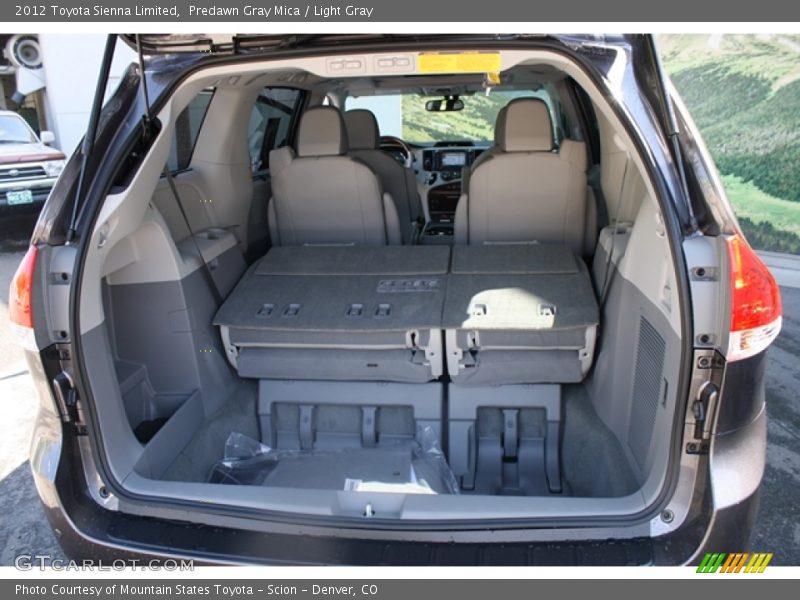  2012 Sienna Limited Trunk