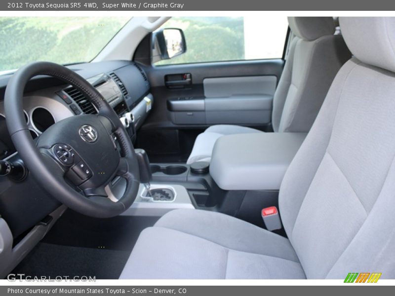  2012 Sequoia SR5 4WD Graphite Gray Interior