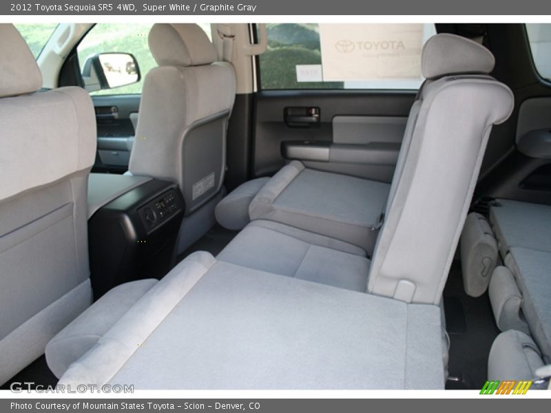 Super White / Graphite Gray 2012 Toyota Sequoia SR5 4WD