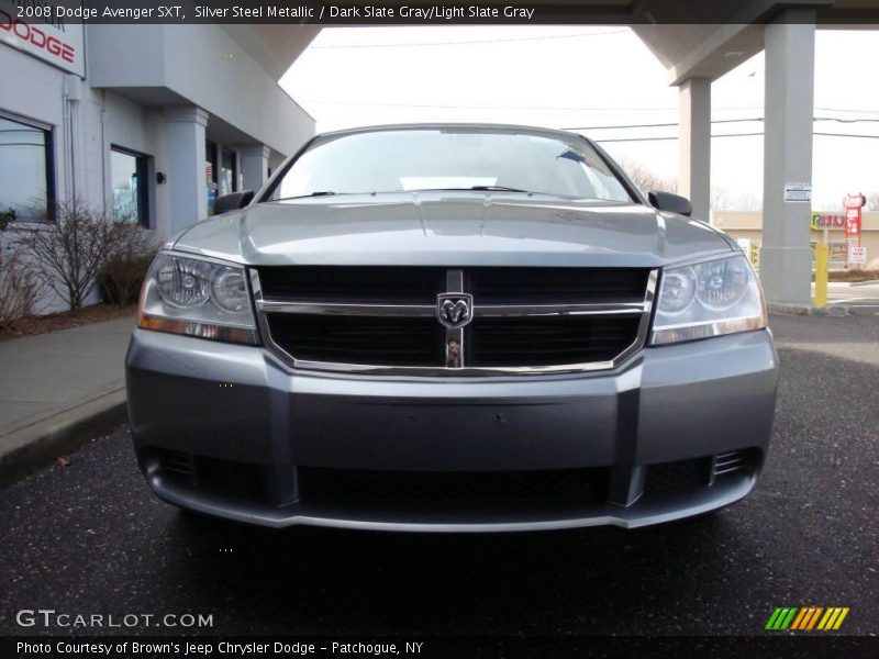 Silver Steel Metallic / Dark Slate Gray/Light Slate Gray 2008 Dodge Avenger SXT