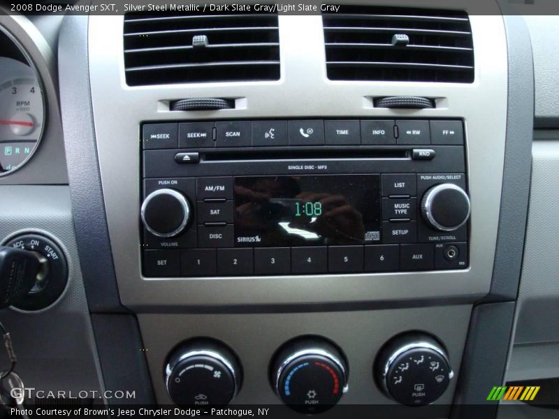 Silver Steel Metallic / Dark Slate Gray/Light Slate Gray 2008 Dodge Avenger SXT