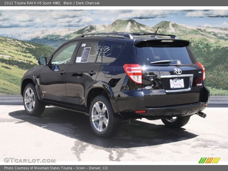 Black / Dark Charcoal 2012 Toyota RAV4 V6 Sport 4WD