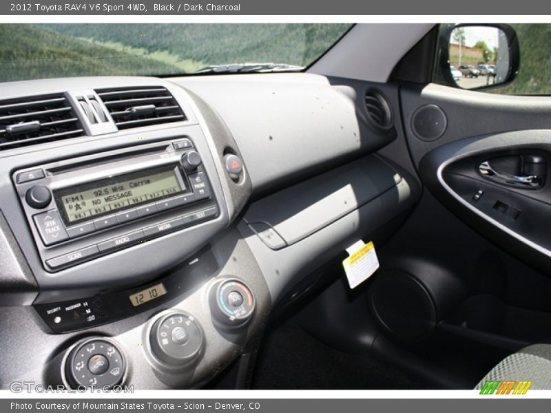 Black / Dark Charcoal 2012 Toyota RAV4 V6 Sport 4WD