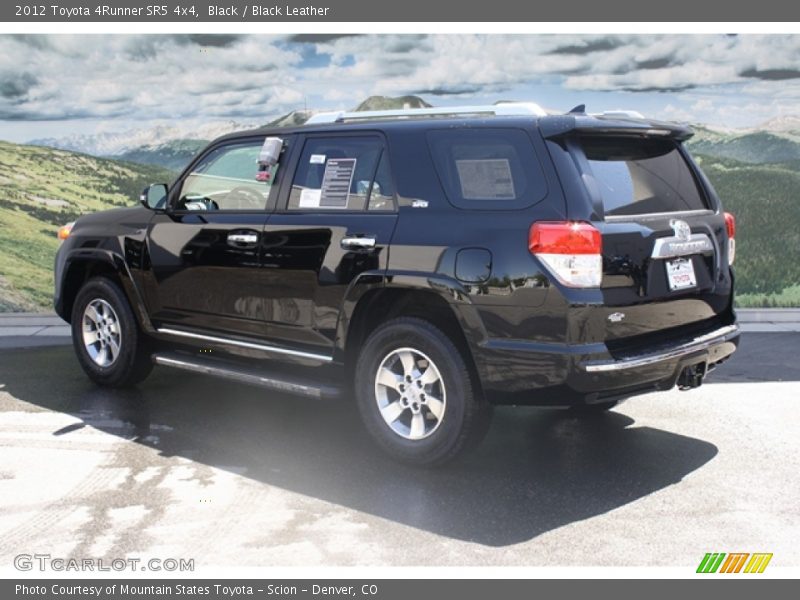 Black / Black Leather 2012 Toyota 4Runner SR5 4x4